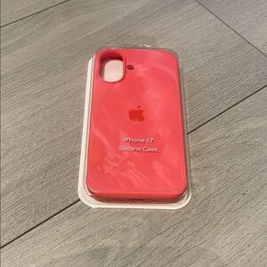 Apple iPhone 17 Silicone Case - Coral Pink